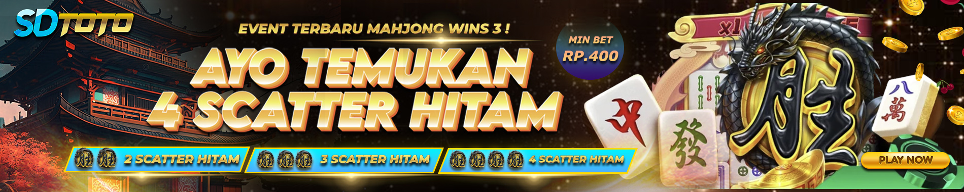 MAHJONG SCATTER HITAM
